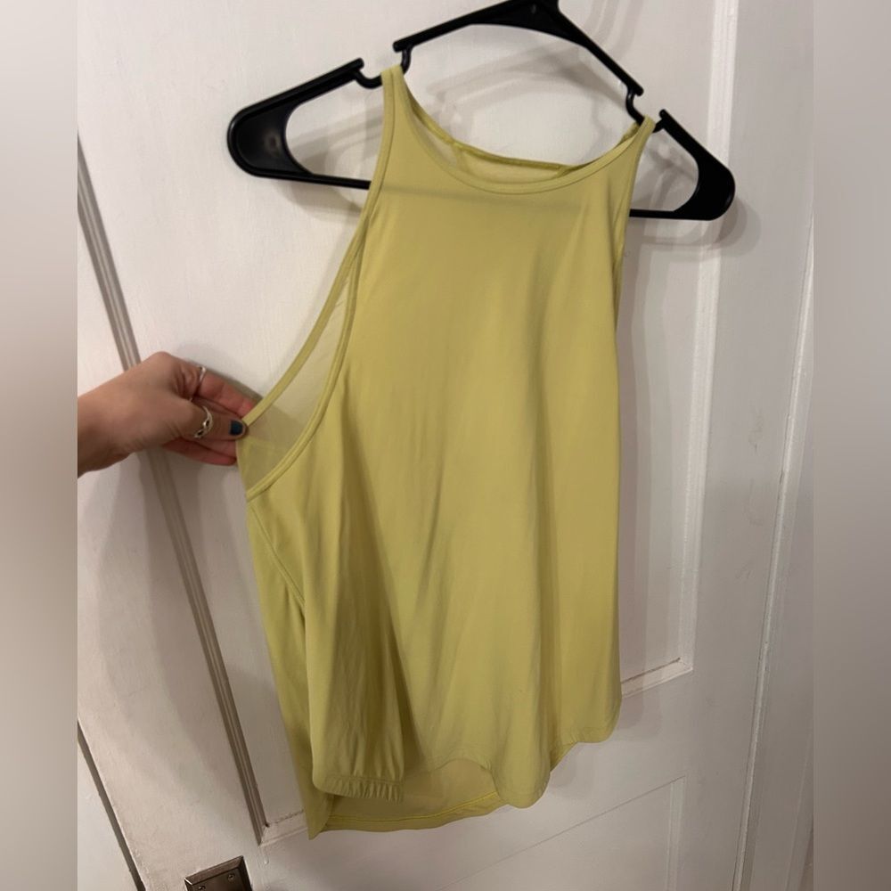 Lululemon Athletica Light Yellow Tank Top